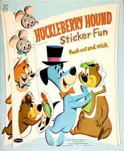 Huckleberry Hound Sticker Fun