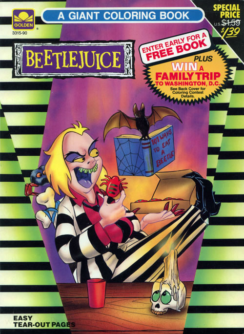 Beetlejuice Coloring Book