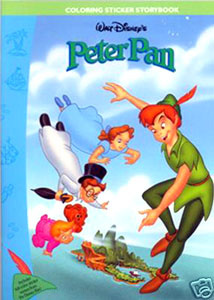 Peter Pan, Disney's Coloring Sticker Storybook