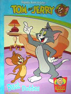 Tom & Jerry Cat & Mouse Games  Coloring Books at Retro Reprints