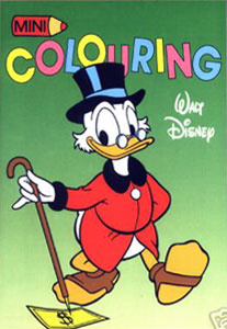 Uncle Scrooge Mini Colouring Book
