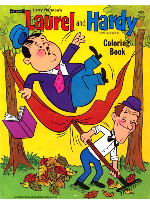 Laurel & Hardy Coloring Book