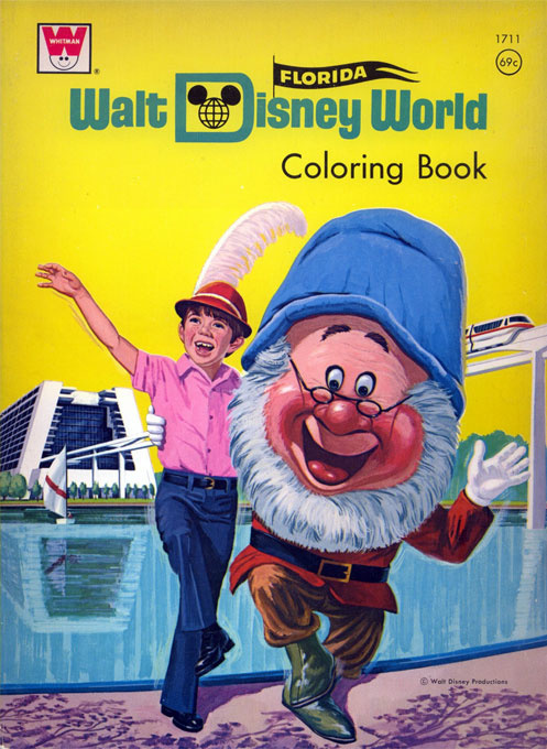 Walt Disney Theme Parks Coloring Book