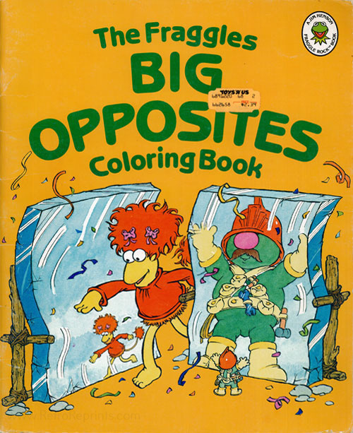 Fraggle Rock, Jim Henson's Big Opposites Coloring Book