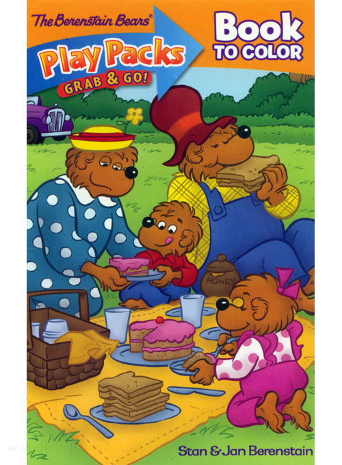 Berenstain Bears, The Play Pack Coloring Book | Coloring Books at Retro ...