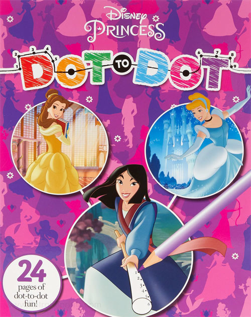 Princesses, Disney Dot to Dot