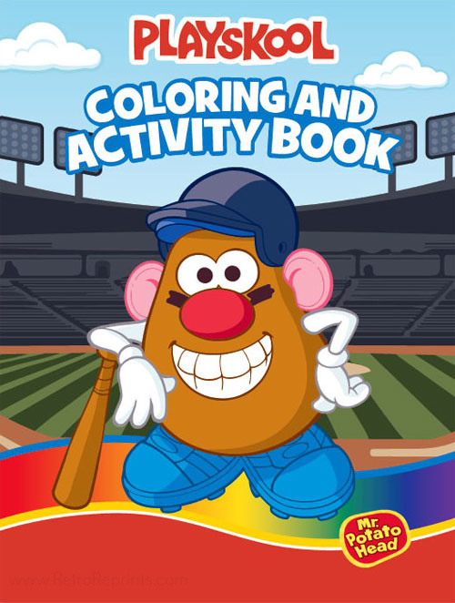 Mr. Potato Head Coloring and Activity Book Coloring Books at Retro