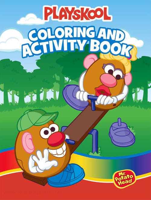 Mr. Potato Head Coloring and Activity Book Coloring Books at Retro