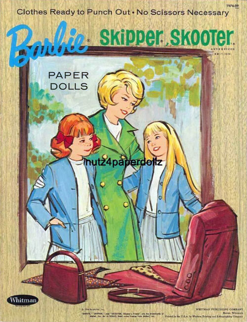 Vintage Paper Dolls Growing up Skipper 1976 Printable PDF 