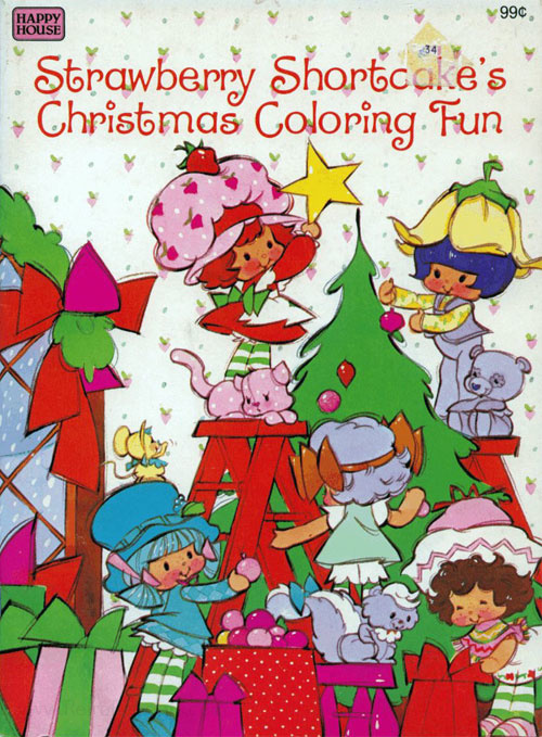 Strawberry Shortcake (1st Gen) Christmas Coloring Fun