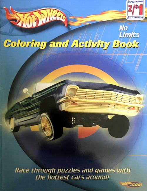 Hot Wheels Coloring and Activity Book