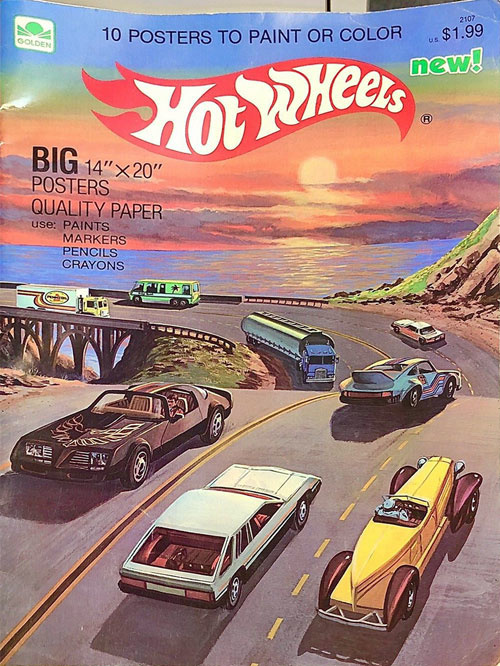 Hot Wheels Posters to Paint and Color