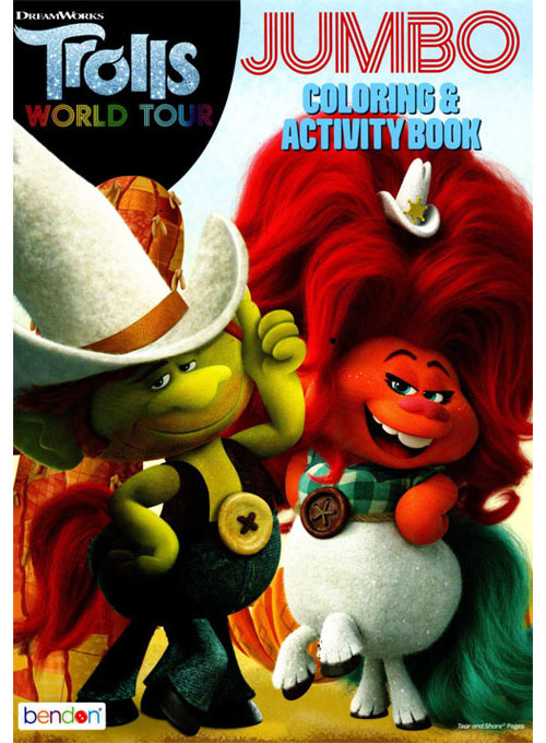 Trolls World Tour Coloring and Activity Book
