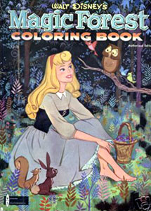 Vintage Coloring Book Walt Disney's From 1959