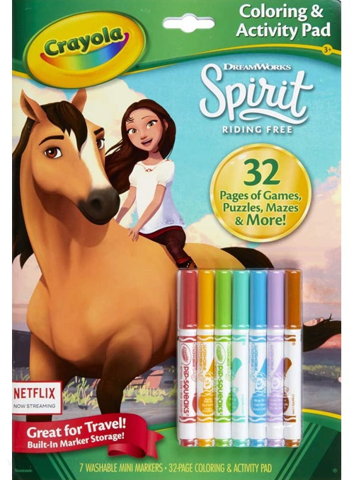 Spirit: Riding Free Coloring and Activity Book