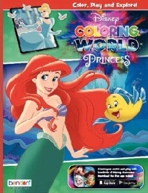 Princesses, Disney Coloring World