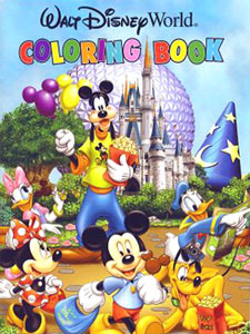 Walt Disney Theme Parks Coloring Book