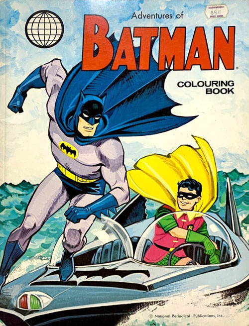 Batman Coloring Book #1002 1967-Whitman-Robin-Batwoman-Minstrel a & the  Penguin appear-VG-: (1967) Comic