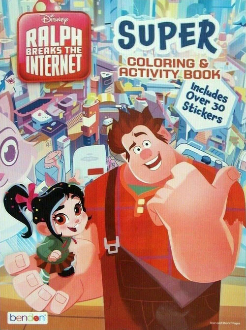 Wreck-It Ralph 2: Ralph Breaks the Internet Coloring and Activity Book