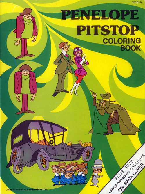 Perils of Penelope Pitstop, The Coloring Book