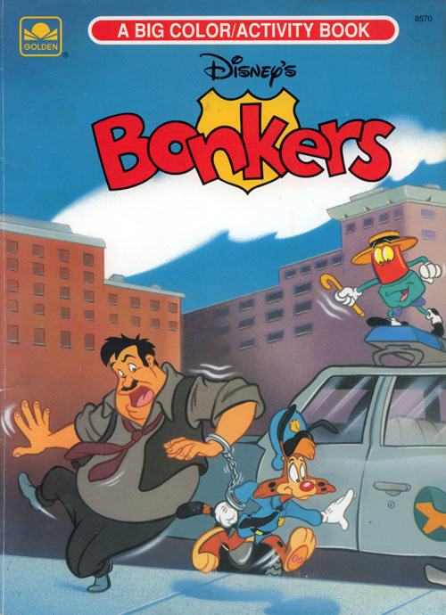 Bonkers Coloring and Activity Book