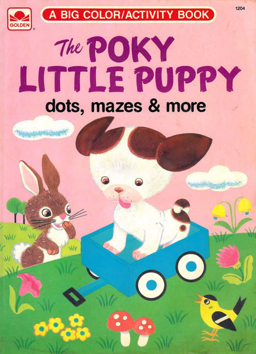 Little Golden Books Poky Little Puppy Dots, Mazes, & More