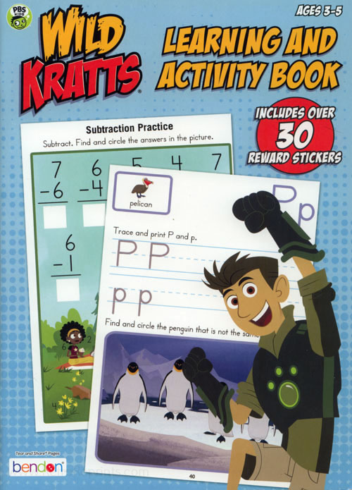 Wild Kratts Learning and Activity Book | Coloring Books at Retro