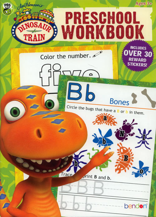 Dinosaur Train Preschool Workbook