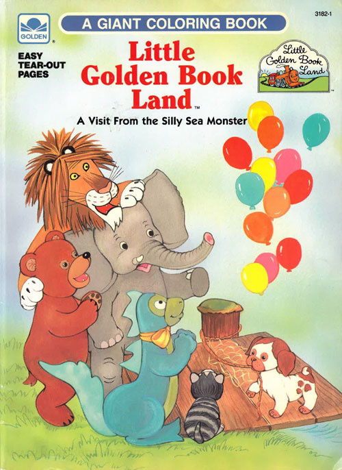 Little Golden Books A Visit from the Silly Sea Monster