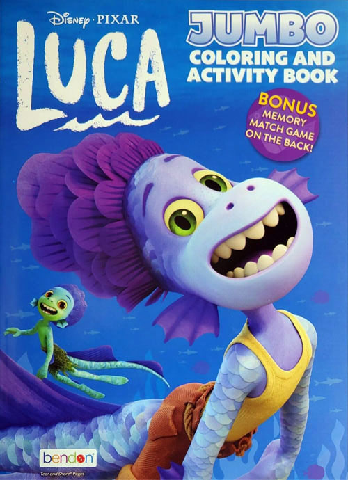 Luca Coloring and Activity Book