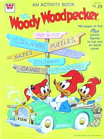 Woody Woodpecker Activity Book