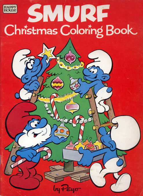 Smurfs Christmas Coloring Book