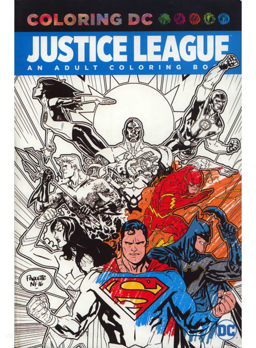 DC Super Heroes Justice League Coloring Book