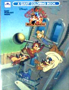 Chip 'n Dale Rescue Rangers Coloring Book