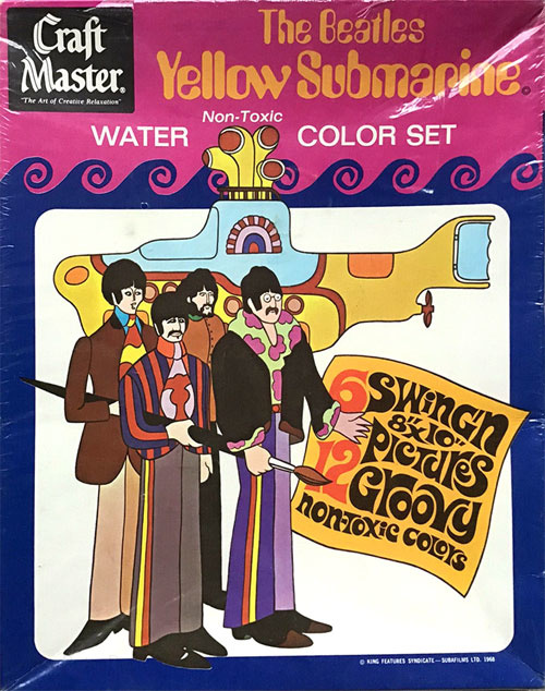 Yellow Submarine, The Water Color Set (large) 	