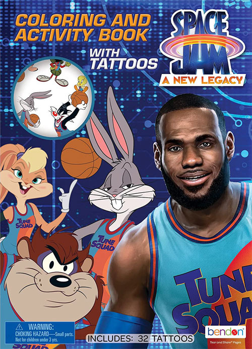 Space Jam: A New Legacy Coloring and Activity Book