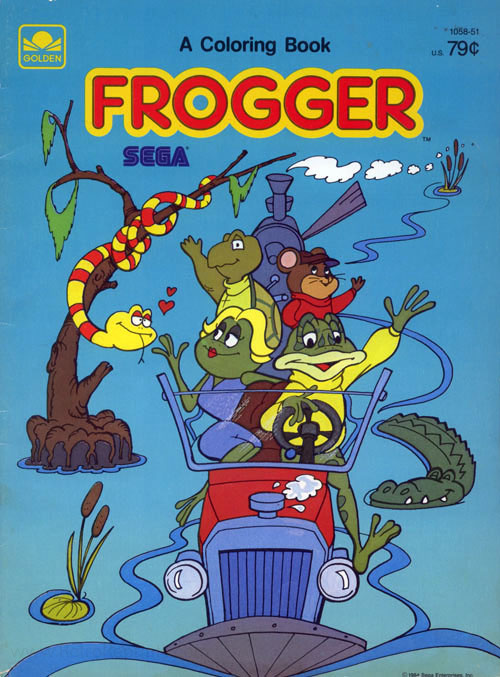 Frogger Coloring Book