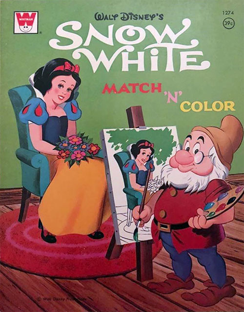 Snow White & the Seven Dwarfs Match 'n' Color