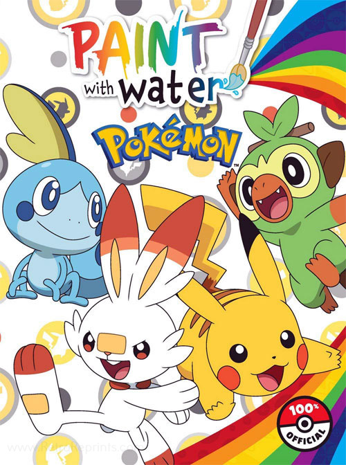 Pokemon Paint with Water