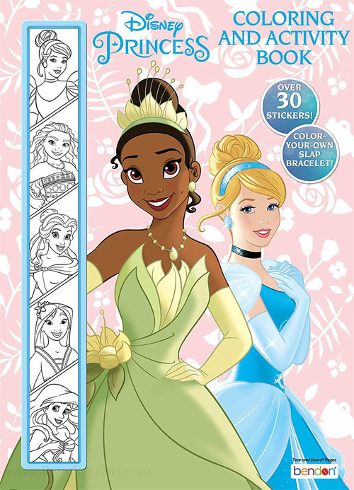 Princesses, Disney Coloring and Activity Book