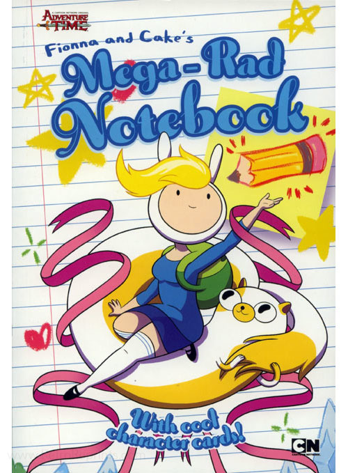 Adventure Time Fionna And Cakes Mega Rad Notebook Coloring Books At