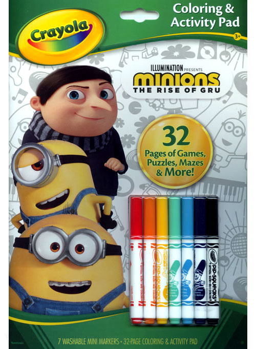 Minions: The Rise of Gru Coloring Book