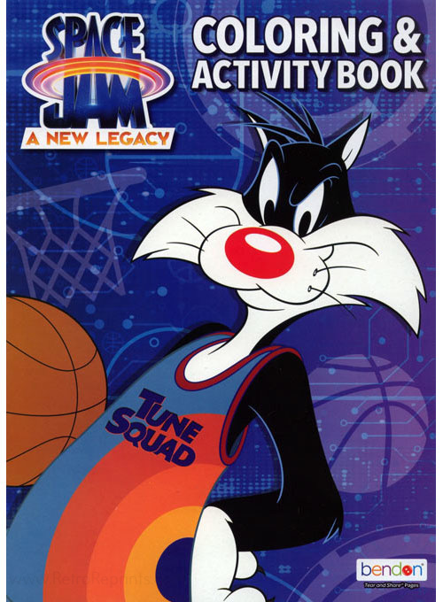 Space Jam: A New Legacy Coloring and Activity Book: Sylvester