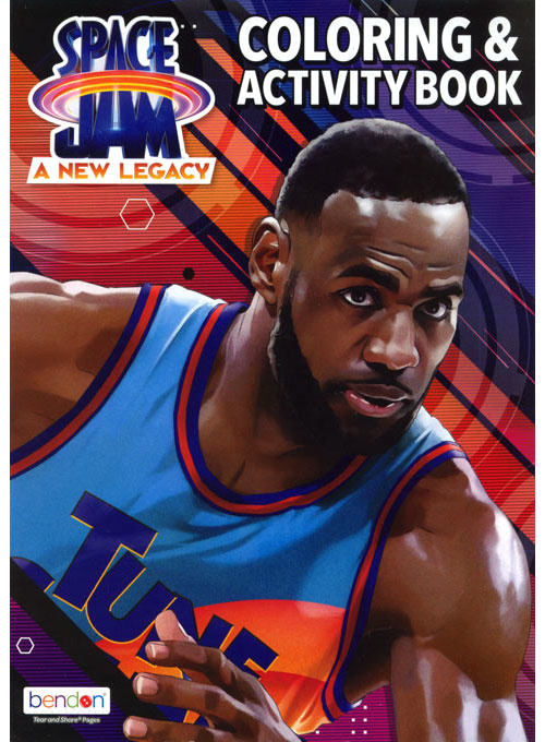 Space Jam: A New Legacy Coloring and Activity Book: Lebron