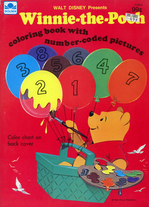 Winnie the Pooh Color by Number