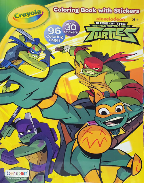 Rise of the Teenage Mutant Ninja Turtles Coloring Book
