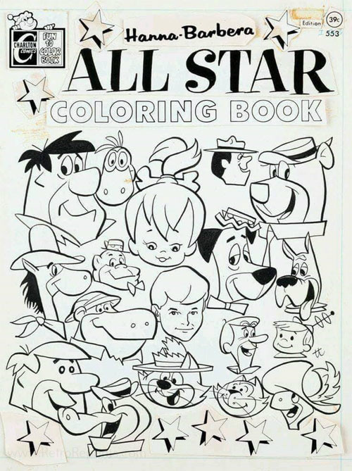 Hanna Barbera All-Star Coloring Book