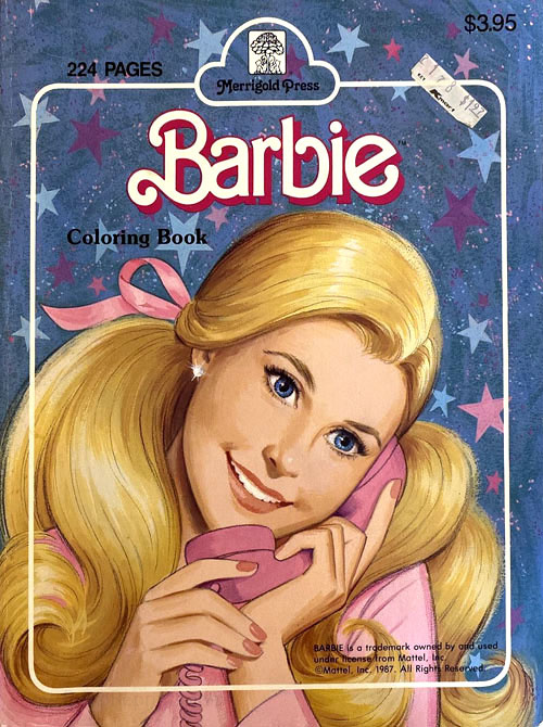 Barbie Coloring Book | Coloring Books at Retro Reprints - The world's