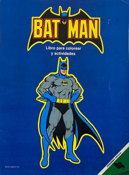 Batman Coloring Book (1978) - Batman - LastDodo