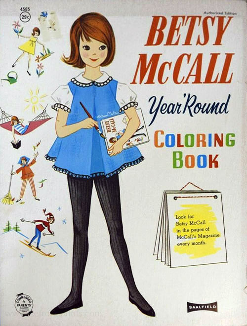 Betsy McCall Year 'Round Coloring Book